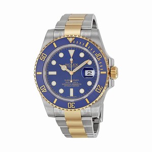Rolex Automatic Dial color Blue Watch # 116613LB (Men Watch)