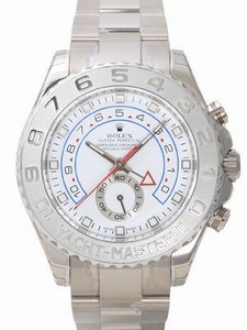 Rolex White Dial Platinum Band Watch #116689 (Men Watch)