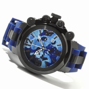 Invicta swiss made quartz Blue Camoflauge Watch #11675 (Men Watch)