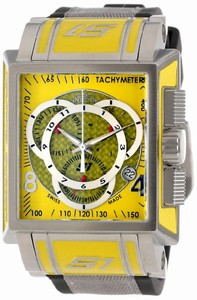 Invicta Swiss Quartz Yellow Watch #11686 (Men Watch)