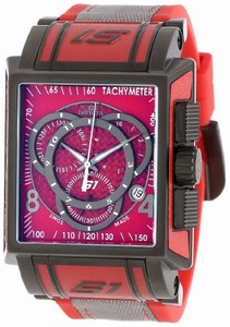 Invicta Swiss Quartz Red Watch #11697 (Men Watch)