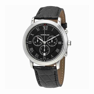 MontBlanc Automatic Dial color Black Watch # 117047 (Men Watch)