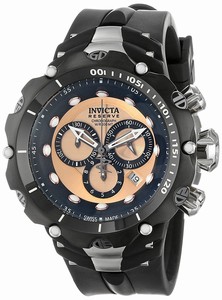 Invicta Rose Gold Dial Stainless Steel Band Watch #11706 (Men Watch)