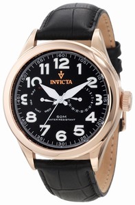 Invicta Black Dial Second-hand Watch #11742 (Men Watch)
