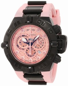 Invicta Swiss Quartz Pink Watch #11812 (Men Watch)