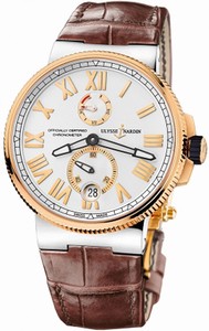 Ulysse Nardin Automatic Dial color Silver Watch # 1185-122/41 (Men Watch)