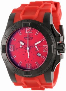 Invicta Swiss Quartz Red Watch #11913 (Men Watch)