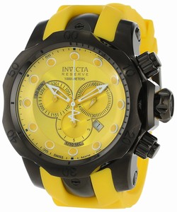 Invicta Yellow Dial Multicolour Watch #11959 (Men Watch)