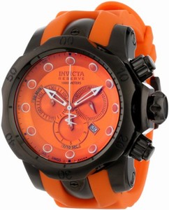 Invicta Swiss Quartz Orange Watch #11960 (Men Watch)