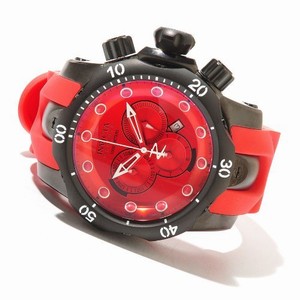 Invicta Vemon Quartz Chronograph Date Red Rubber Watch # 11970 (Men Watch)
