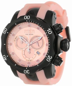 Invicta Swiss Quartz Pink Watch #11974 (Men Watch)