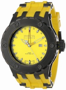 Invicta Swiss Quartz Yellow Watch #12049 (Men Watch)