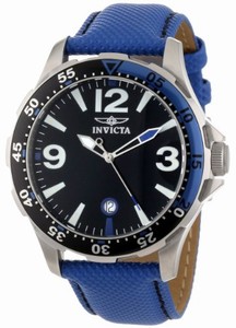 Invicta Swiss Quartz Black Watch #12121 (Men Watch)