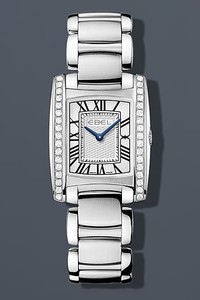 Ebel Quartz Roman Numerals Dial Stainless Steel Watch #1216068 (Women Watch)