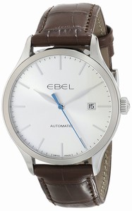 Ebel Swiss Automatic Dial Color Silver Watch #1216088 (Men Watch)
