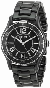 Ebel Swiss Quartz Black Watch #1216142 (Women Watch)