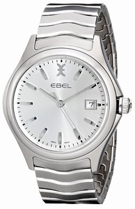 Ebel Swiss quartz Dial color Silver Watch # 1216200 (Men Watch)