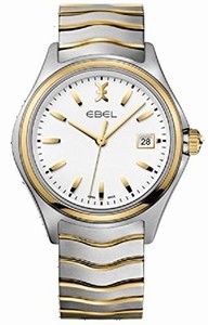 Ebel Swiss quartz Dial color White Watch # 1216203 (Men Watch)