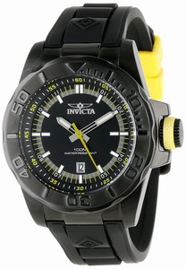 Invicta Black Dial Stainless Steel Band Watch #12165 (Men Watch)