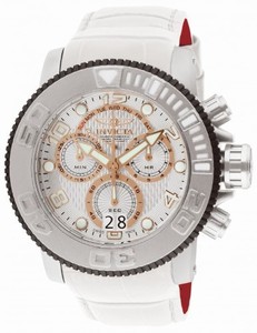 Invicta Swiss Made Ronda 8040.N Quartz Chronograph Silver TextuRed Watch #12179 (Men Watch)