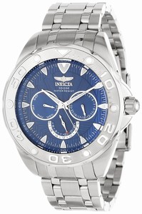 Invicta Blue Dial Stainless Steel Band Watch #12254 (Men Watch)