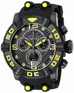 Invicta Swiss Quartz Carbon fiber Watch #12258 (Men Watch)