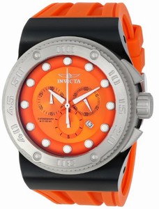 Invicta Swiss Quartz Orange Watch #12290 (Men Watch)