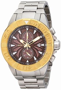 Invicta Japanese Quartz Brown Watch #12308 (Men Watch)