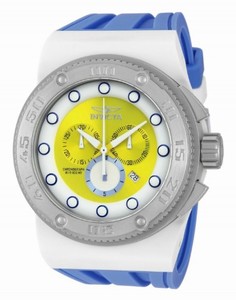 Invicta Swiss Made Ronda 5040.D Quartz Chronograph Yellow Watch #12322 (Men Watch)