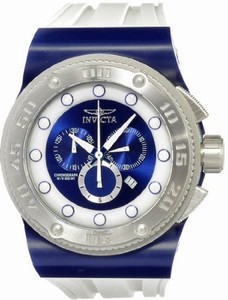 Invicta Swiss Quartz Blue and White Watch #12326 (Men Watch)