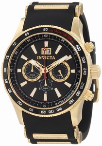 Invicta Black Dial Stainless Steel Band Watch #1236 (Men Watch)