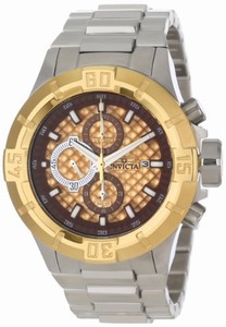 Invicta Japanese Quartz Gold Watch #12371 (Men Watch)