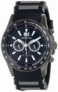 Invicta Japanese Quartz Dial Color Black Watch #1239 (Men Watch)