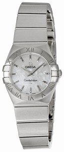 Omega Swiss Quartz Stainless Steel Watch #123.10.24.60.05.001 (Women Watch)