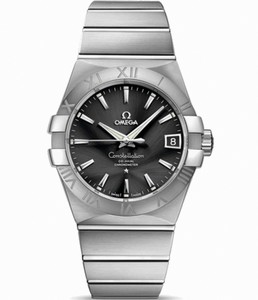 Omega 38mm Automatic Co-Axial Chronometer Black Dial Stainless Steel Case With Stainless Steel Bracelet Watch #123.10.38.21.01.001 (Men Watch)
