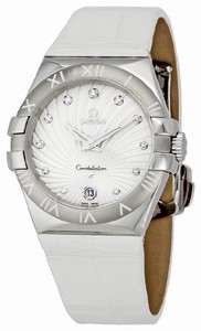 Omega Swiss Quartz Stainless Steel Watch #123.13.35.60.52.001 (Women Watch)