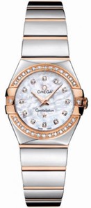 Omega Constellation Polished Quartz Women's Watch # 123.25.24.60.55.005