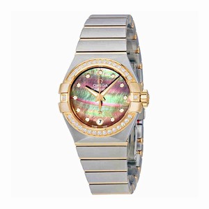 Omega Tahiti Mother Of Pearl Dial Fixed Band Watch #123.25.27.20.57.007 (Men Watch)