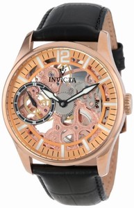 Invicta Mechanical Hand-wind rose gold Watch #12407 (Men Watch)