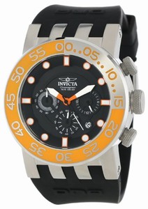 Invicta Japanese Quartz Black Watch #12413 (Men Watch)