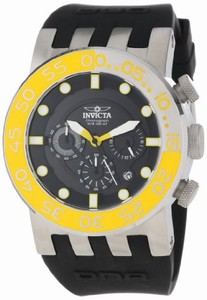 Invicta Japanese Quartz Black Watch #12414 (Men Watch)