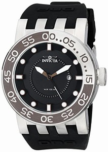 Invicta Japanese Quartz Black Watch #12422 (Men Watch)