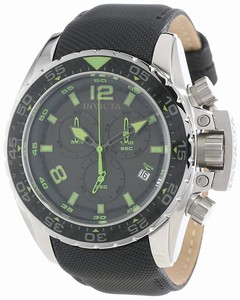 Invicta Corduba Quartz Chronograph Date Black Nylon Watch # 12451 (Men Watch)