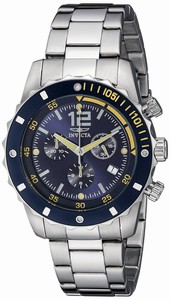 Invicta Blue Dial Stainless steel Band Watch # 1246 (Men Watch)