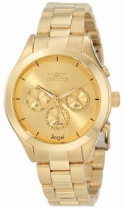 Invicta Swiss Quartz Gold Watch #12466 (Women Watch)