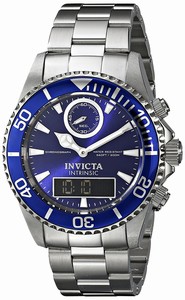 Invicta Blue Dial Stainless Steel Band Watch #12469 (Men Watch)