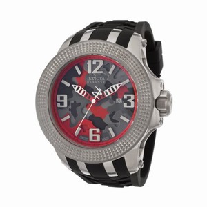 Invicta Swiss Quartz Red Watch #12477 (Men Watch)