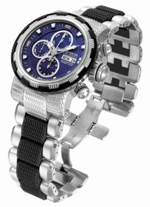 Invicta Swiss Made ETA 7750 Valjoux Automatic Chronograph Blue Watch #12495 (Men Watch)