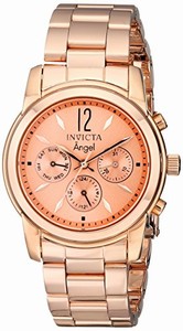 Invicta Swiss Quartz Pink Watch #12509 (Women Watch)