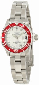 Invicta Silver Dial Stainless Steel Band Watch #12521 (Women Watch)